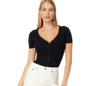 Abercrombie and Fitch Hook-and-eye Top
